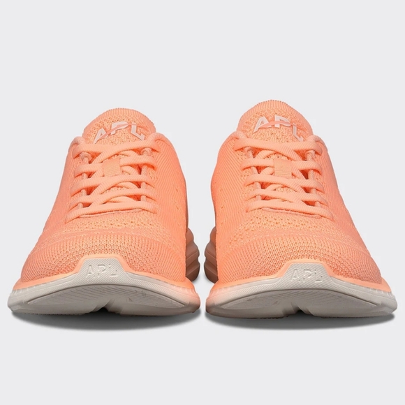 Free People APL × TechLoom Pro Sneaker in Neon Peach/Pristine - Picture 5 of 14